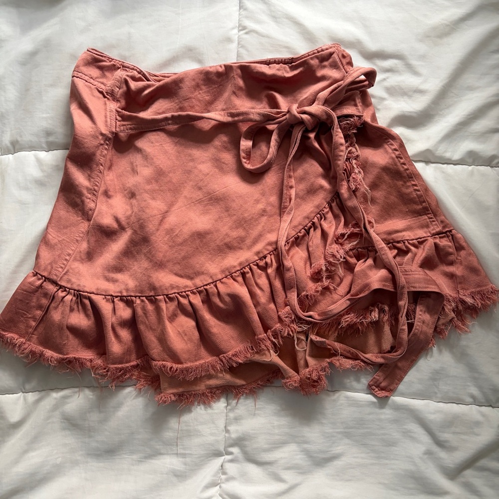 Free People one tuxedo gipsy mini skirt